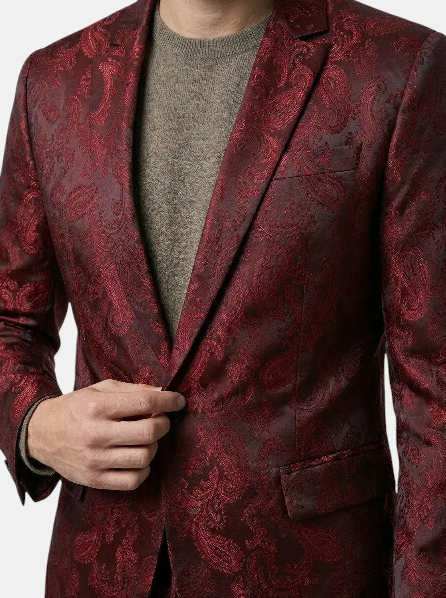 Men's Lightweight Fabric Suit | Elegant Slim-Fit Wedding Outfit for Men