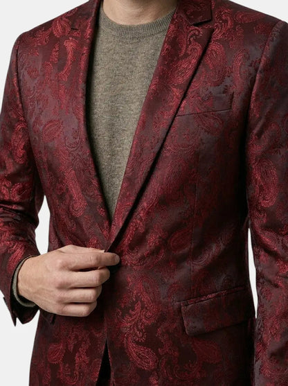 Men's Lightweight Fabric Suit | Elegant Slim-Fit Wedding Outfit for Men