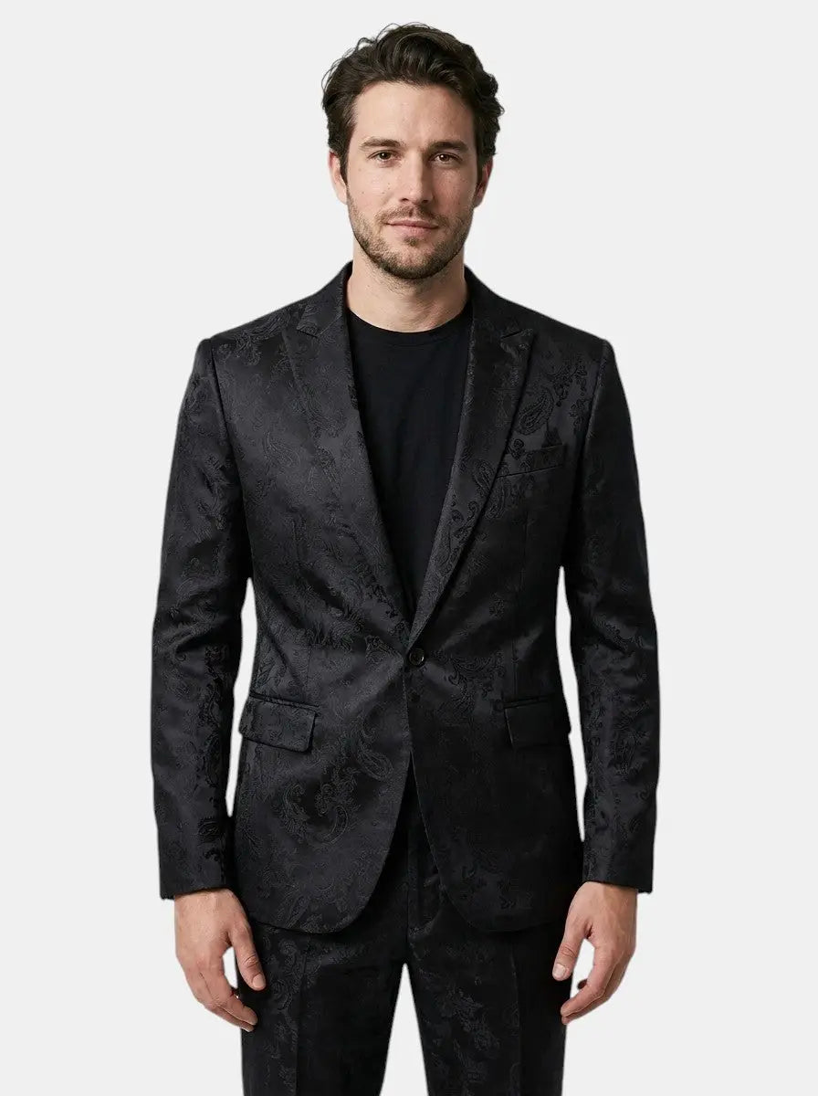 Men's Lightweight Fabric Suit | Elegant Slim-Fit Wedding Outfit for Men