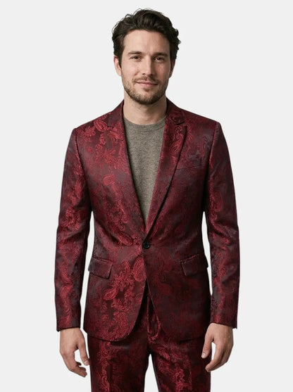 Men's Lightweight Fabric Suit | Elegant Slim-Fit Wedding Outfit for Men
