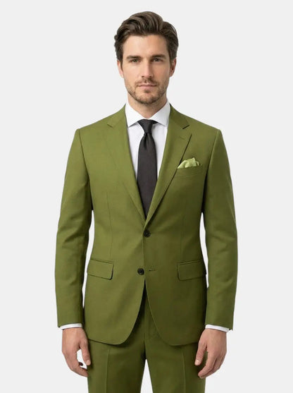 Milo Men's Suit | Slim Fit Two-Piece with Notched Lapel