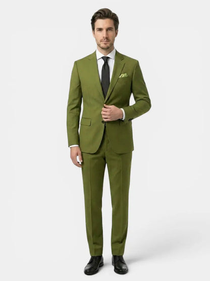 Milo Men's Suit | Slim Fit Two-Piece with Notched Lapel