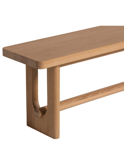 Olav Neutral Wood 200Cm Dining Bench