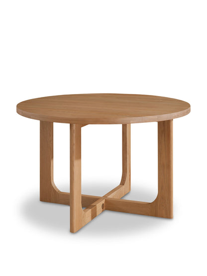 Olav Neutral Wood 120cm Round Dining Table