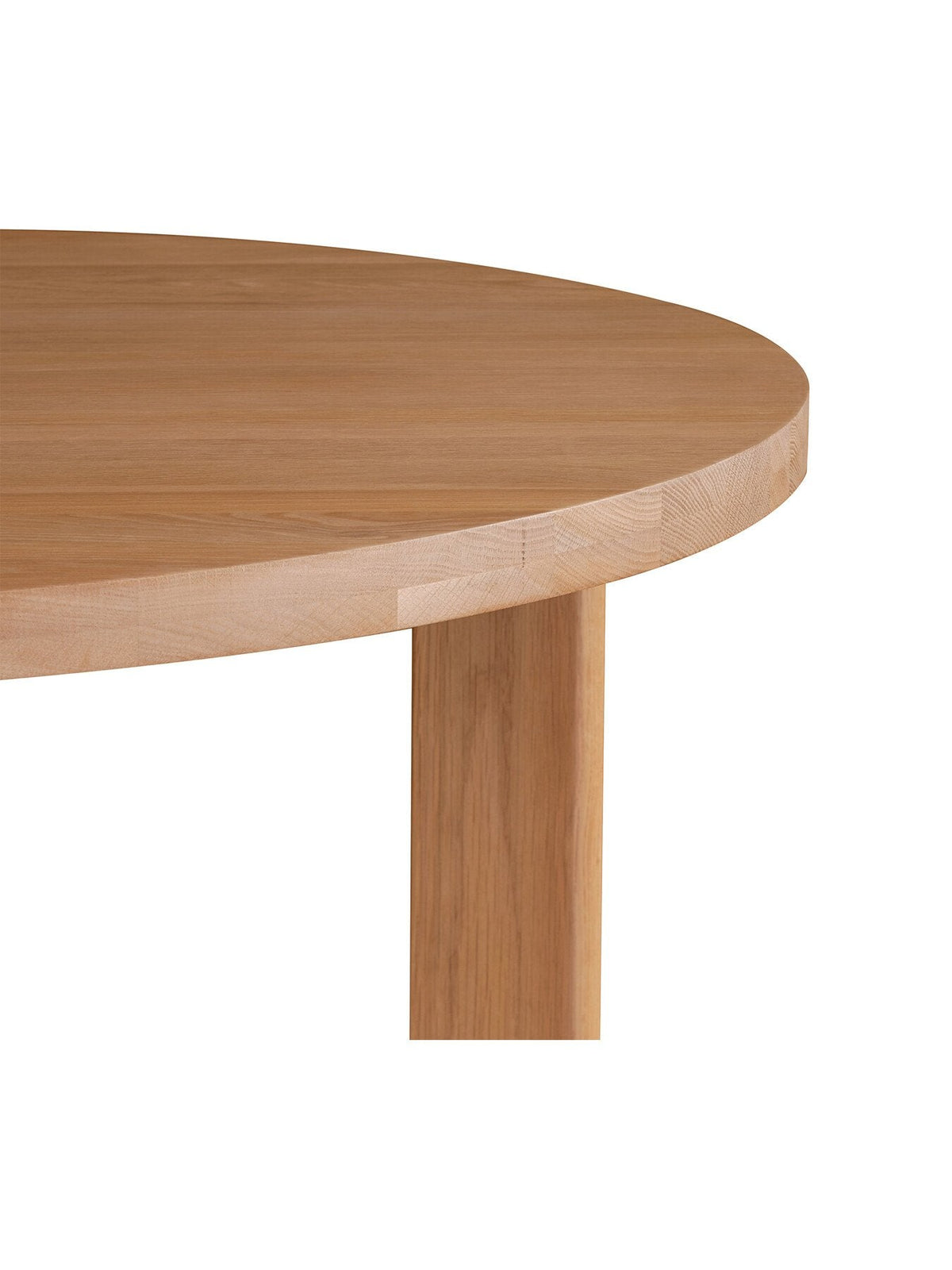 Olav Neutral Wood 120cm Round Dining Table