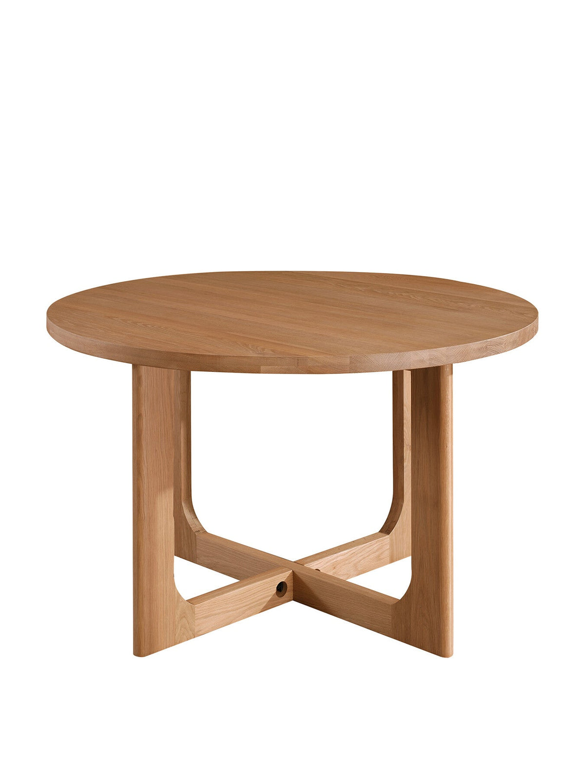 Olav Neutral Wood 120cm Round Dining Table