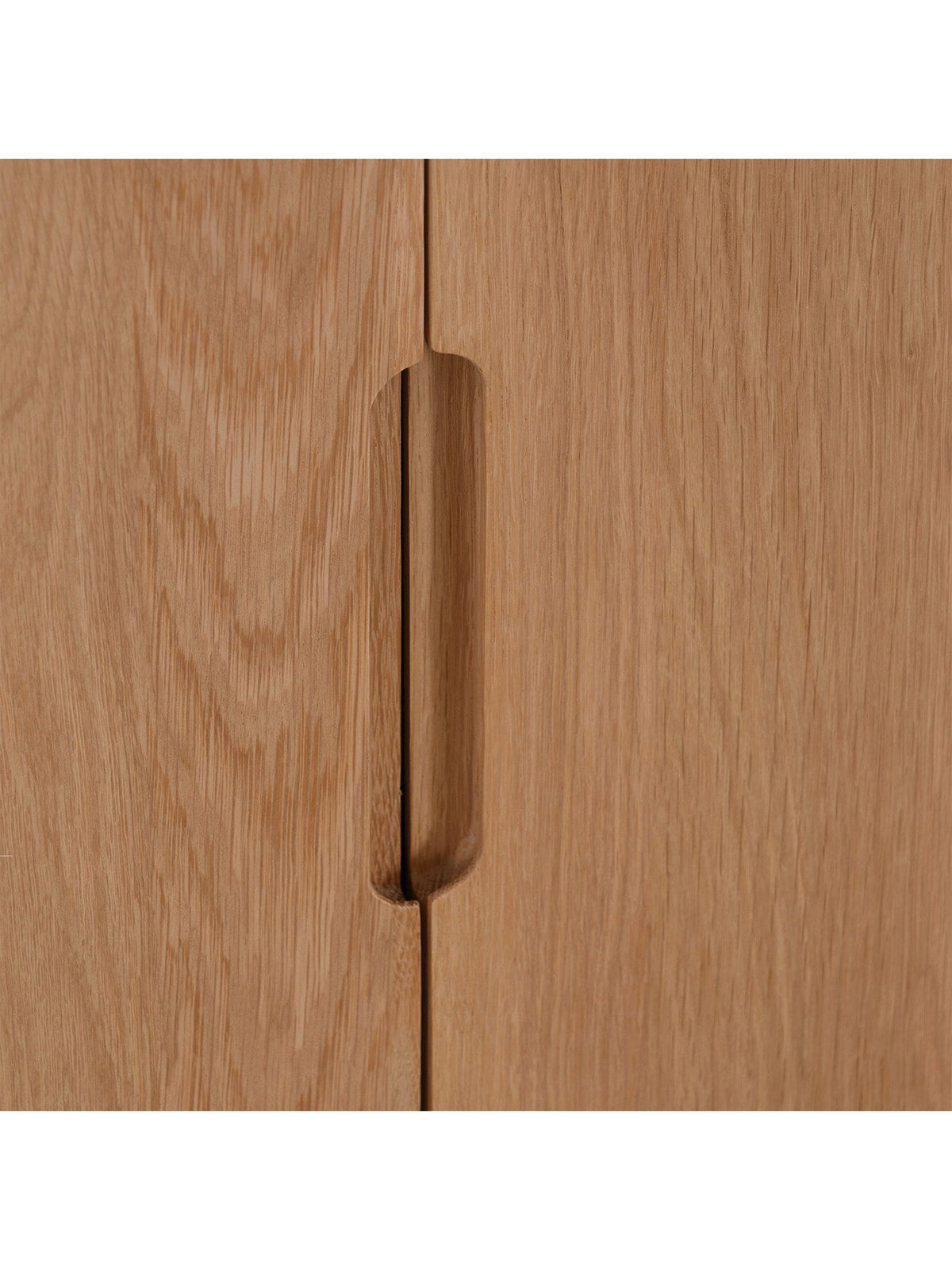 Olav Neutral Wood 4 Door Sideboard