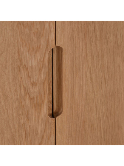 Olav Neutral Wood 4 Door Sideboard