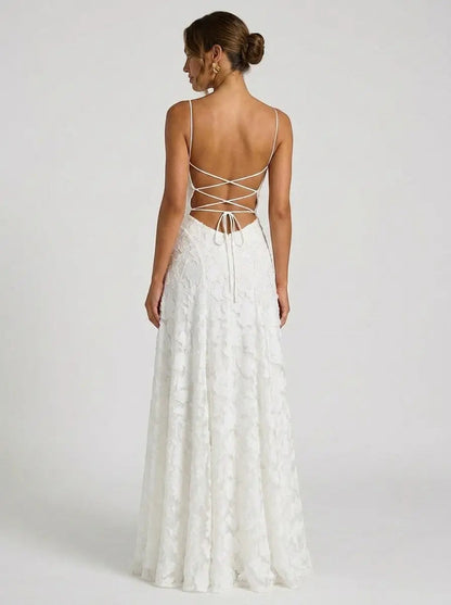 Women's Floral Brocade Maxi Dress | Elegant Structured Formal Evening Gown