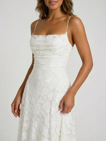 Women's Floral Brocade Maxi Dress | Elegant Structured Formal Evening Gown