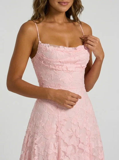 Women's Floral Brocade Maxi Dress | Elegant Structured Formal Evening Gown