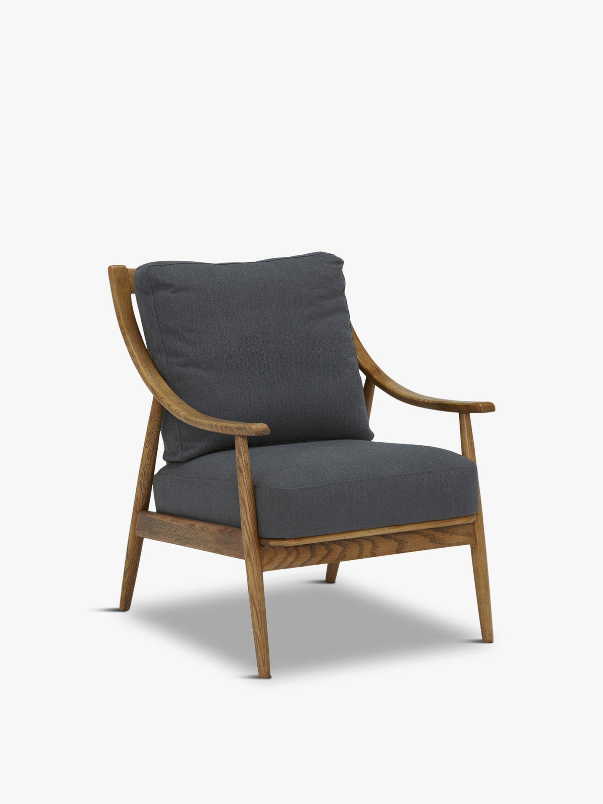 Runa Upholstered Armchair Grey