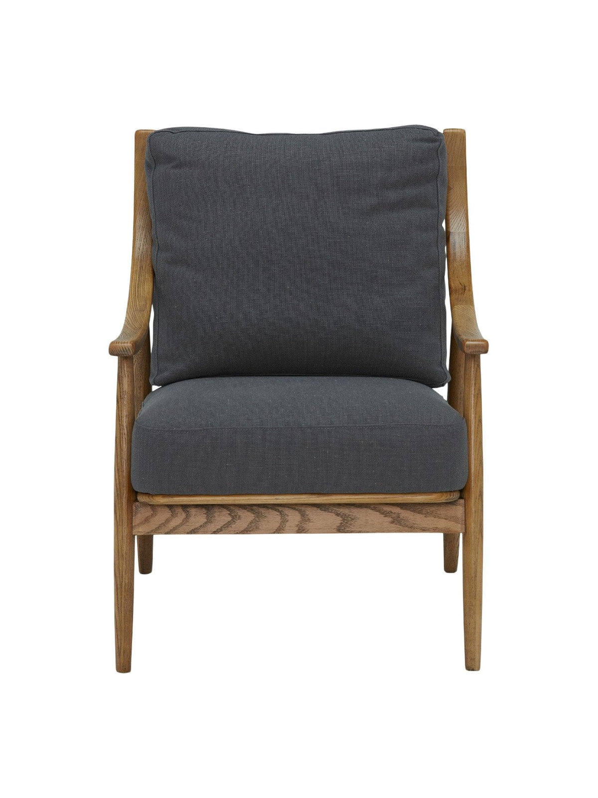 Runa Upholstered Armchair Grey