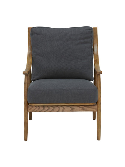 Runa Upholstered Armchair Grey