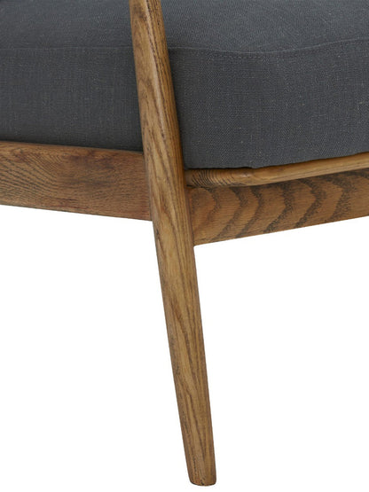 Runa Upholstered Armchair Grey