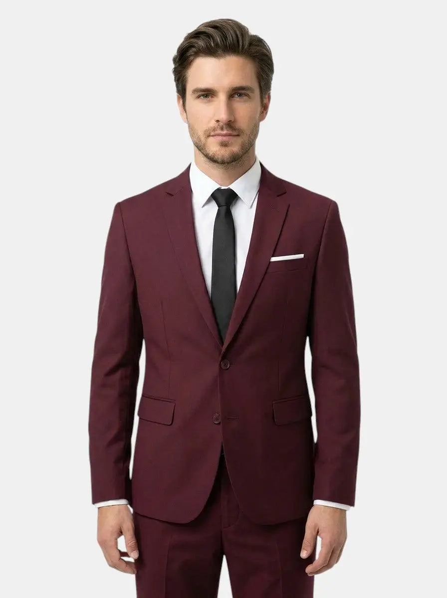 Tim Elegant Men's Suit Set | Tailored Blazer with Tie