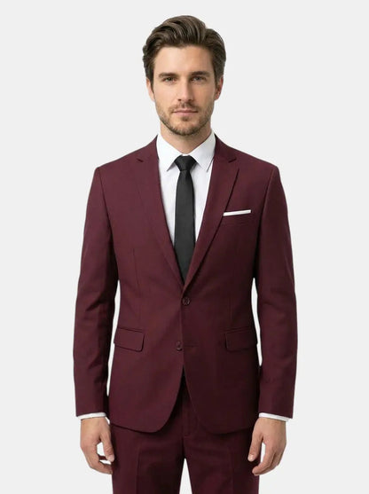 Tim Elegant Men's Suit Set | Tailored Blazer with Tie