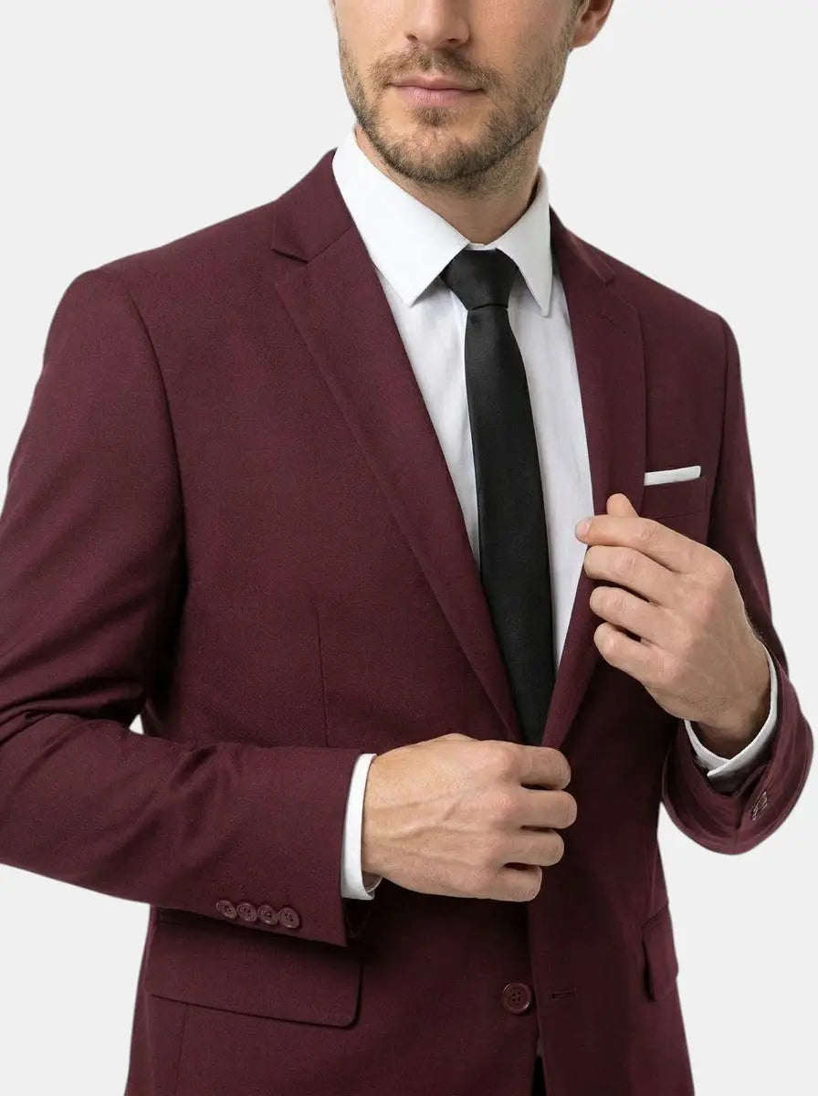 Tim Elegant Men's Suit Set | Tailored Blazer with Tie