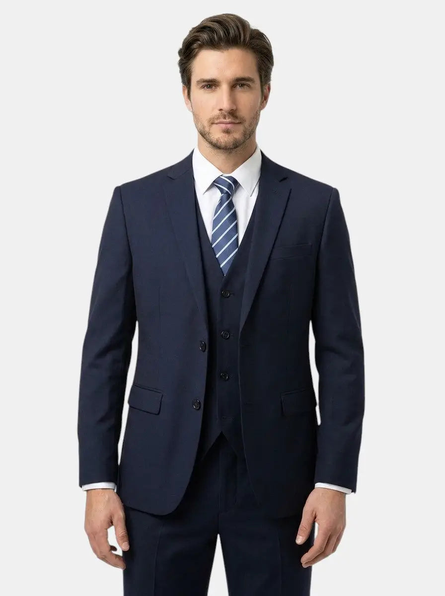 Troy Men's Three-Piece Suit | Tailored Fit, Classic Style