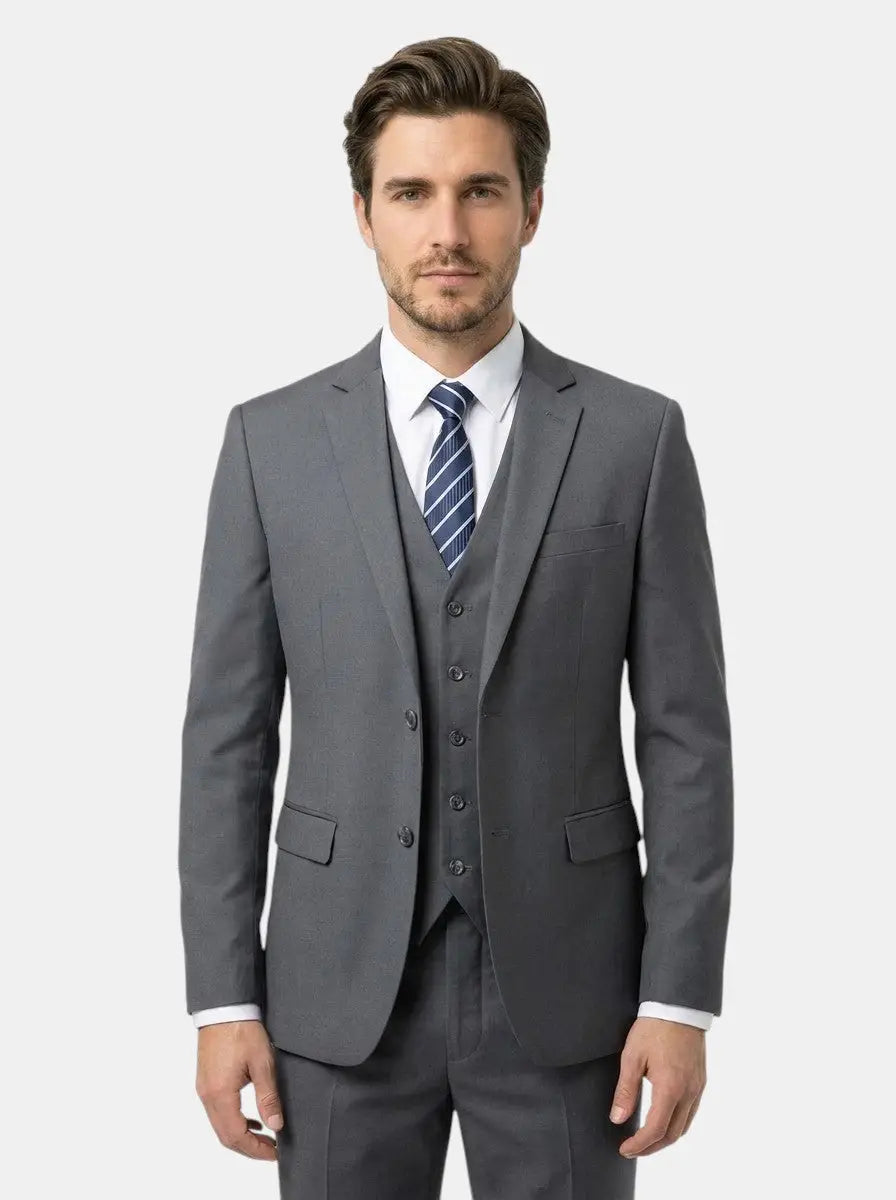 Troy Men's Three-Piece Suit | Tailored Fit, Classic Style