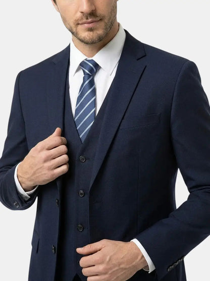 Troy Men's Three-Piece Suit | Tailored Fit, Classic Style