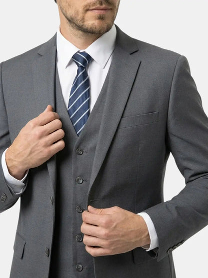 Troy Men's Three-Piece Suit | Tailored Fit, Classic Style