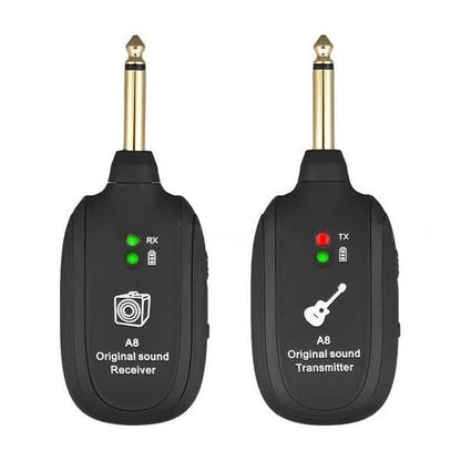 UHF Guitar Wireless System Transmitter Receiver