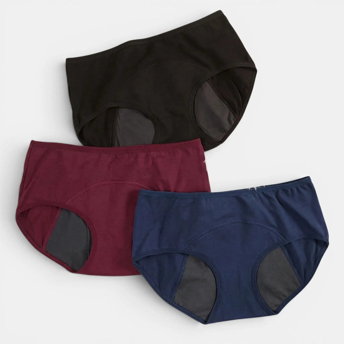 Women's Breathable Cotton Briefs | Comfortable Low-Waist Period Underwear