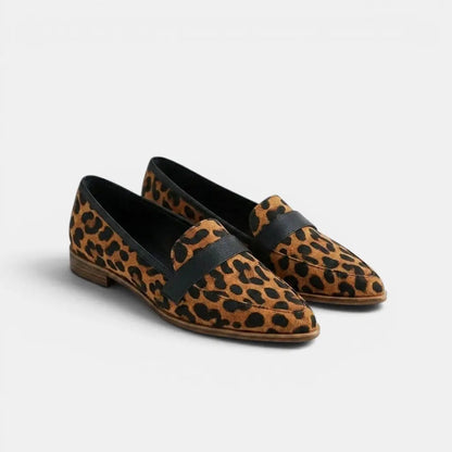 Women's Elegant Leather Loafers | Chic Black Penny Loafers for Everyday Wear
