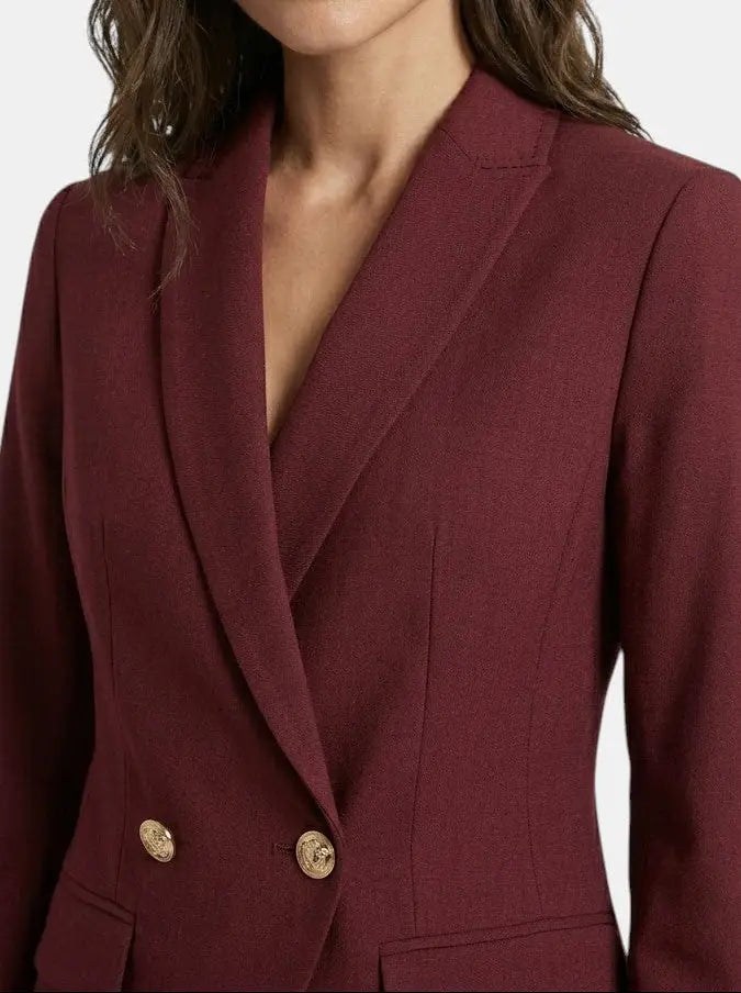 Women's Elegant Tailored Blazer Set | Structured Trousers for Autumn/Winter