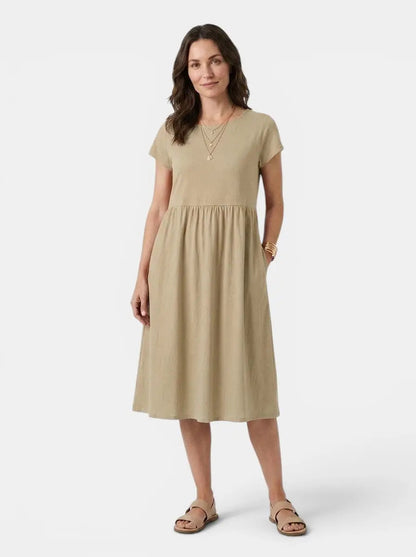 Women's Soft Cotton Summer Dress | Relaxed Fit Casual Everyday Wear