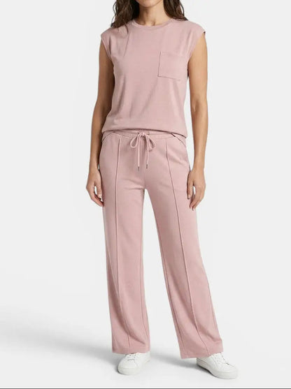 Women's Soft Fabric Two Piece Co-Ord Set | Relaxed Fit Summer Outfit