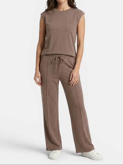 Women's Soft Fabric Two Piece Co-Ord Set | Relaxed Fit Summer Outfit