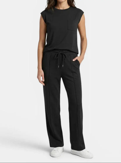 Women's Soft Fabric Two Piece Co-Ord Set | Relaxed Fit Summer Outfit