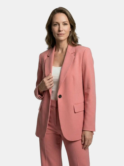 Women's Tailored Blazer and Trousers Suit | Elegant All-Season Two-Piece Set