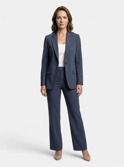 Women's Tailored Blazer and Trousers Suit | Elegant All-Season Two-Piece Set