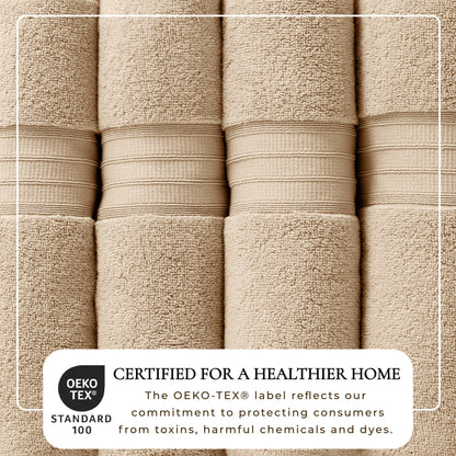 100% Cotton Premium Bath Towel Set - Chiara Collection